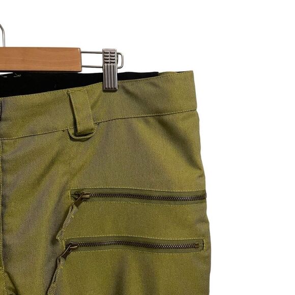Anakie Abigal Slim Fit Insulated Snowboarding Ski Pants Green Size Large - Picture 2 of 8